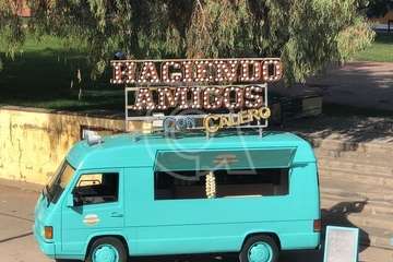 Grabación en la Casa de la Condesa del programa Haciendo amigos con Calero (Foto TA)